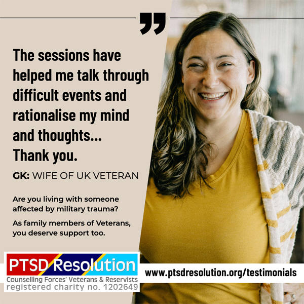 G.K: Wife of UK Veteran