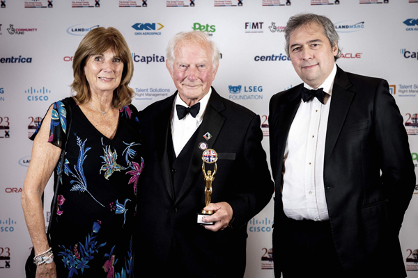 Tony, Debbie and Martin Taylor, CEO of Redwood Technologies